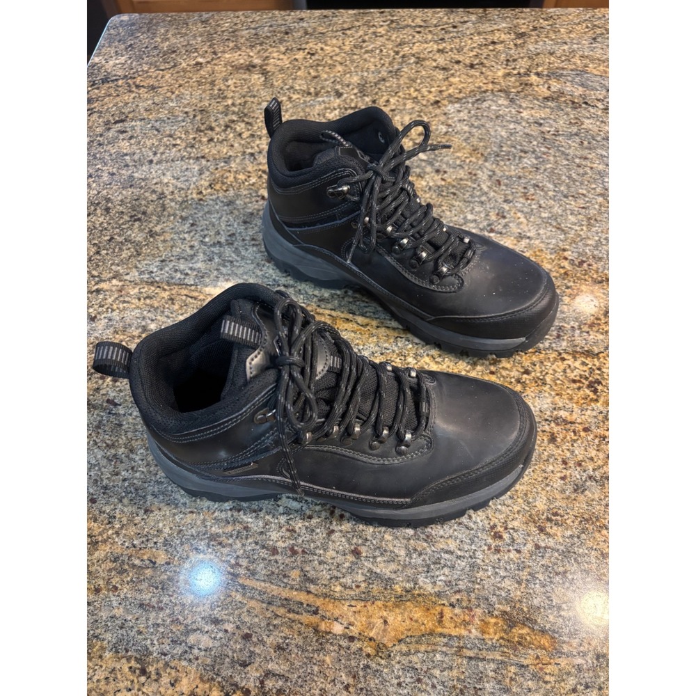 Khombu Mens X Grip‎ Summit Black Waterproof Hiking Boots Size 8M 1127721